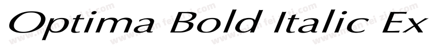 Optima Bold Italic Ex Bold Italic字体转换